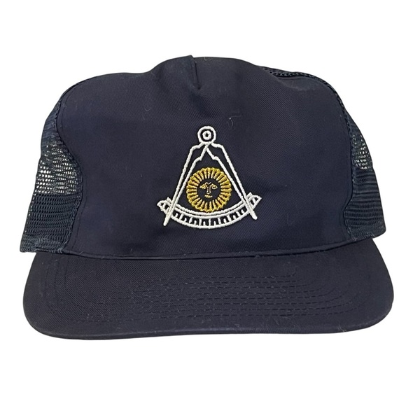 ATT Headwear Navy Blue Adjustable Trucker Hat - Picture 1 of 8